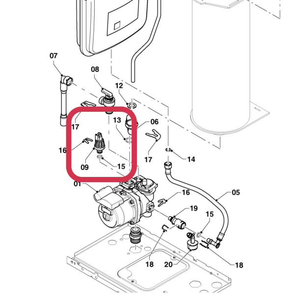 Датчик давления 0020079644