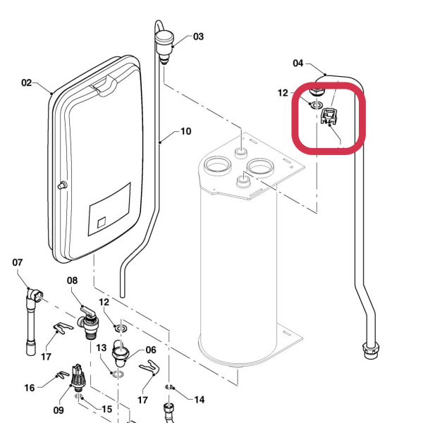 Датчик NTC 0020047027