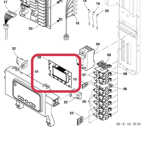 Плата дисплея 0010025889